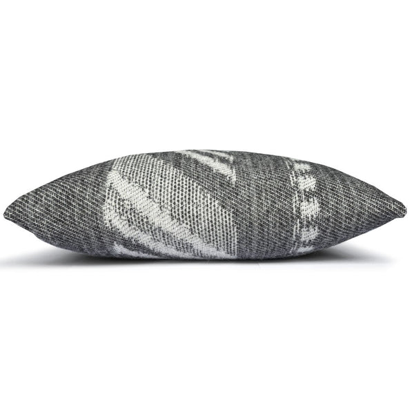Malagoon sierkussen mochica decostripe - antraciet - 45x45cm