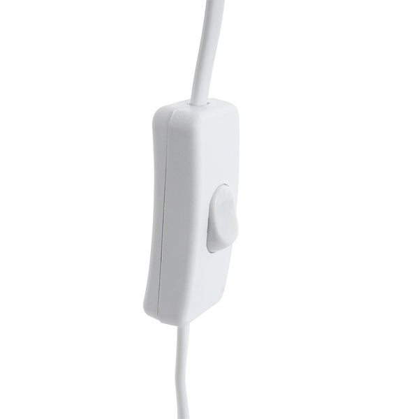 Tafellamp porcelain 3058w met houten handvat en ontelbaar veel gaatjes