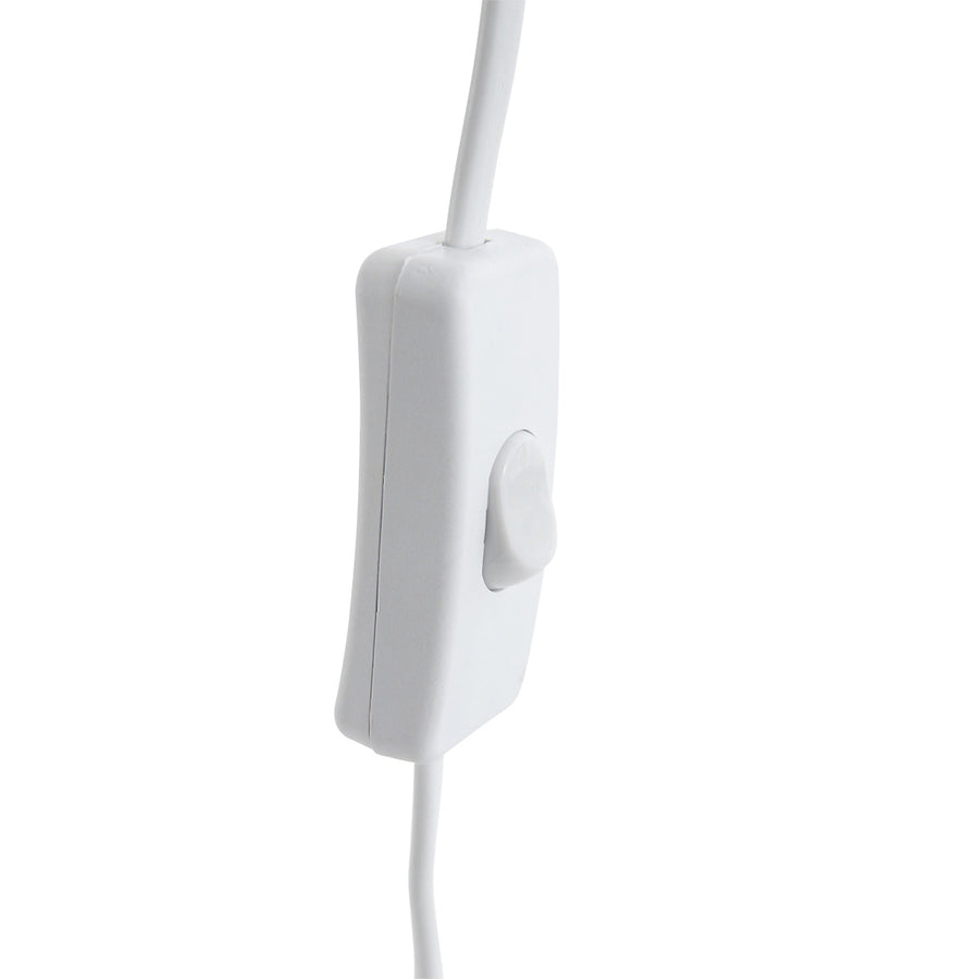 Tafellamp porcelain 3058w met houten handvat en ontelbaar veel gaatjes