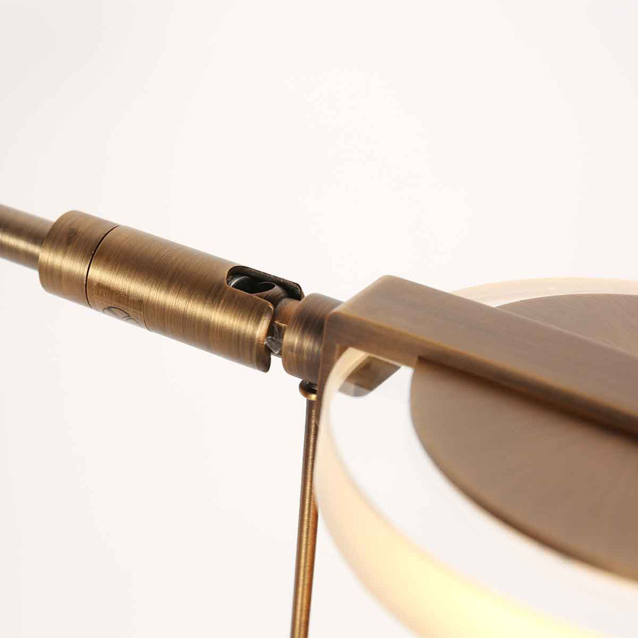 Bronskleurige vloerlamp Turound 3082BR lichtkleur instelbaar en dimbaar