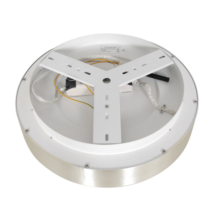 Plafondlamp Ringlede 3086ZI Zilver Ø30cm
