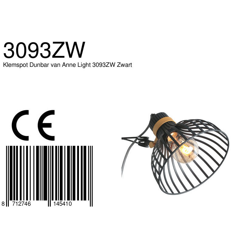 Klemspot dunbar 3093zw – industriële en flexibele verlichting