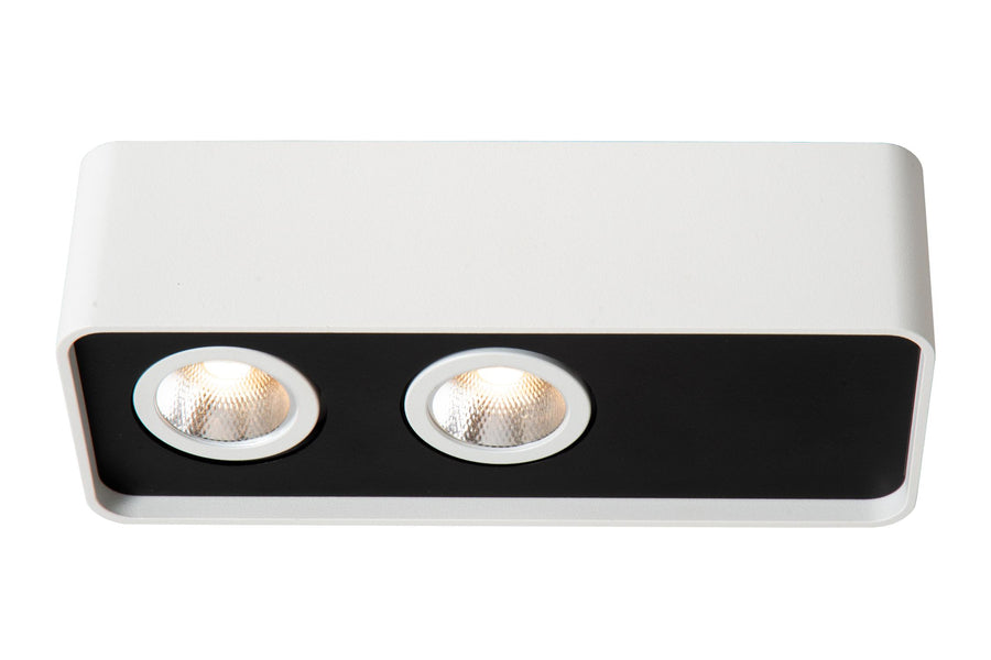 Lucide ANGULAR dimbare LED-plafondspot 2 × 5 W, wit