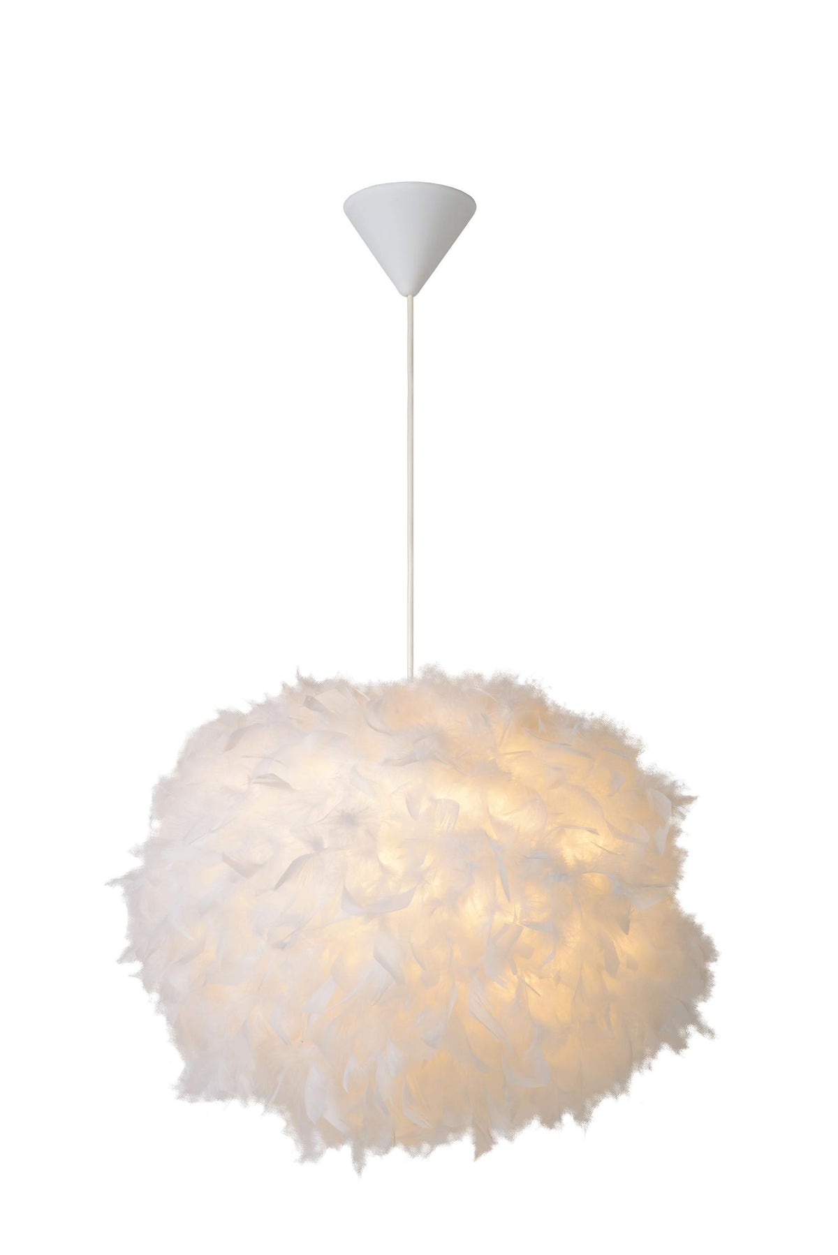 Lucide GOOSY SOFT hanglamp Ø 50 cm, E27, wit