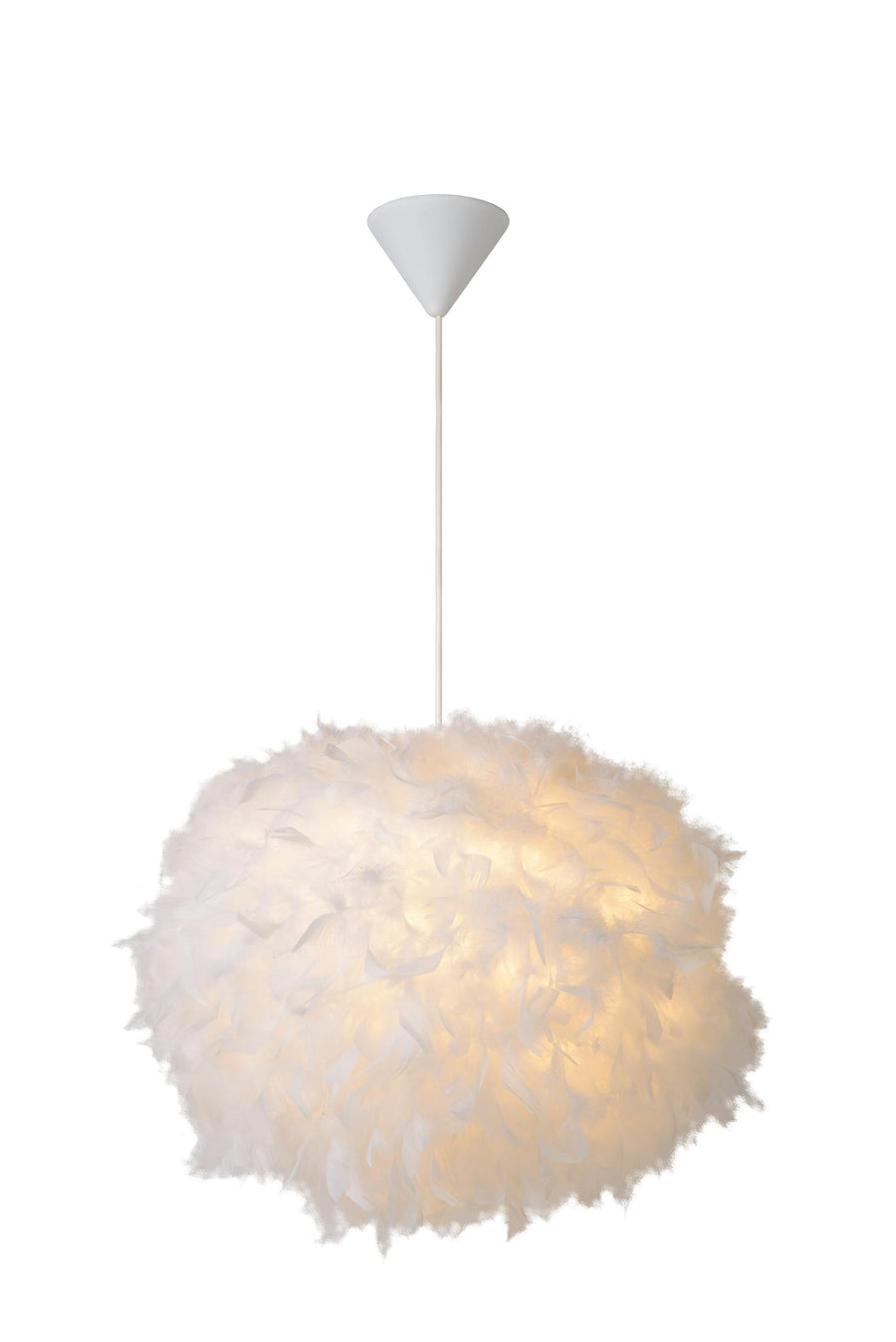 Lucide GOOSY SOFT hanglamp Ø 50 cm, E27, wit