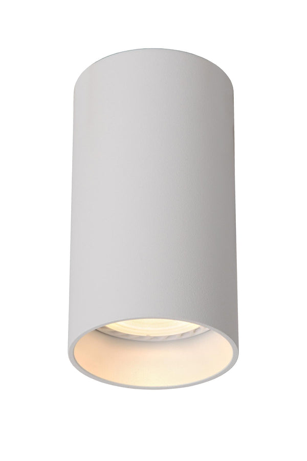 Lucide DELTO dimbare LED-plafondspot Ø 5,5 cm, GU10, 5 W, 2200–3000 K, wit