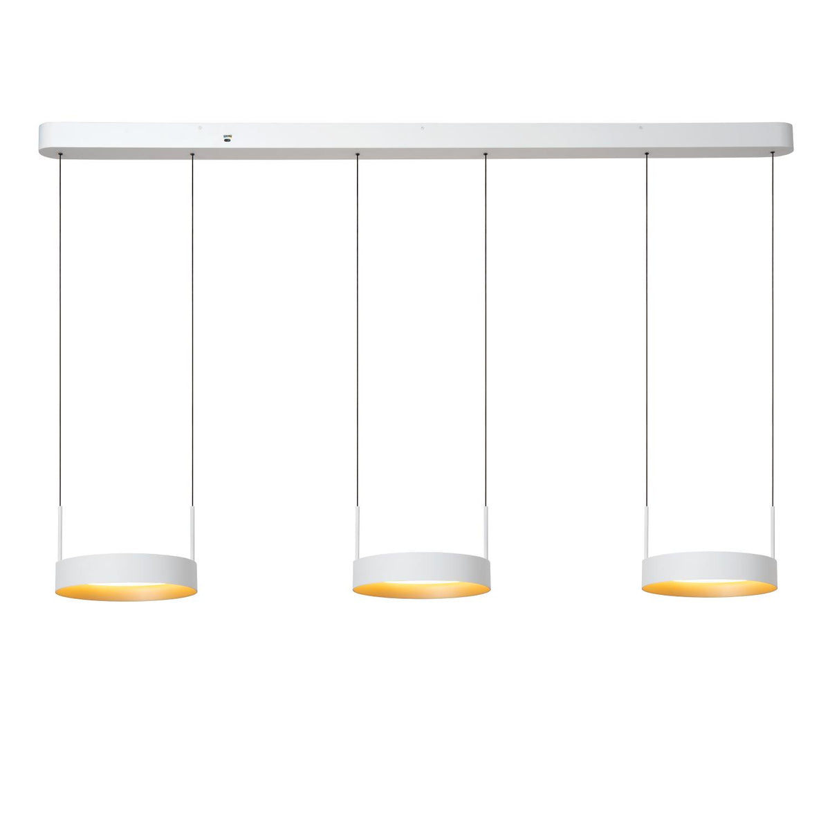 Lucide RADIANT dimbare LED-hanglamp 3 × 18,6 W, 2200–3000 K, wit