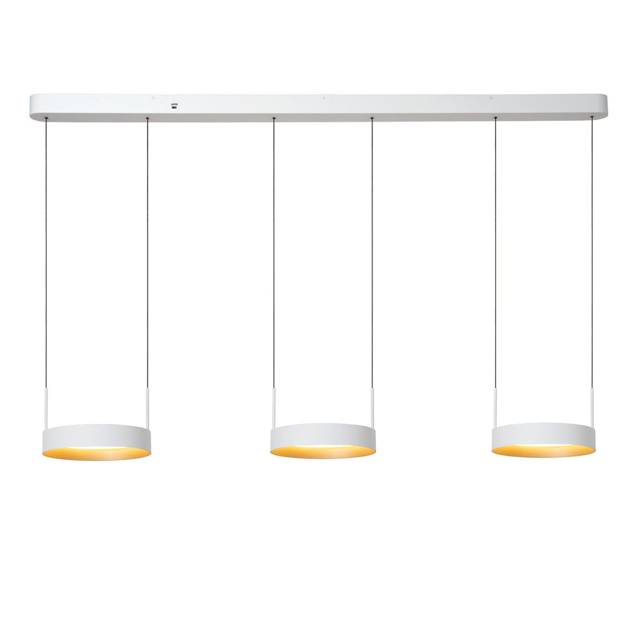 Lucide RADIANT dimbare LED-hanglamp 3 × 18,6 W, 2200–3000 K, wit