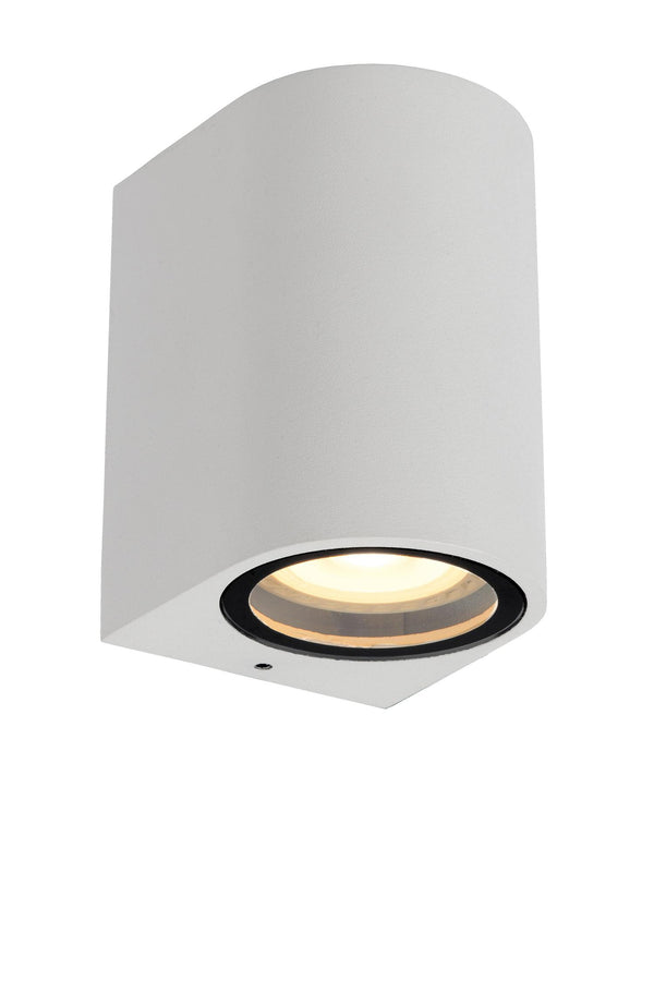 Lucide ZARO wandspot voor binnen en buiten GU10, IP44, wit