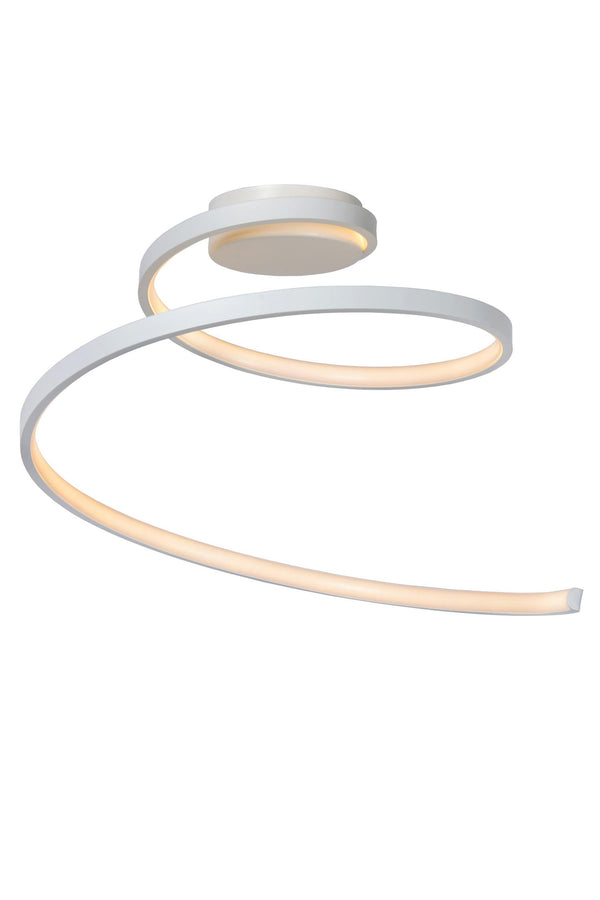 Lucide MAXENCE dimbare LED-plafondlamp met 3 dimstanden, Ø 46 cm, 24 W, wit