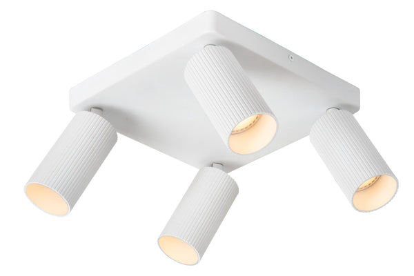 Lucide CLUBS plafondspot 4 × GU10, wit