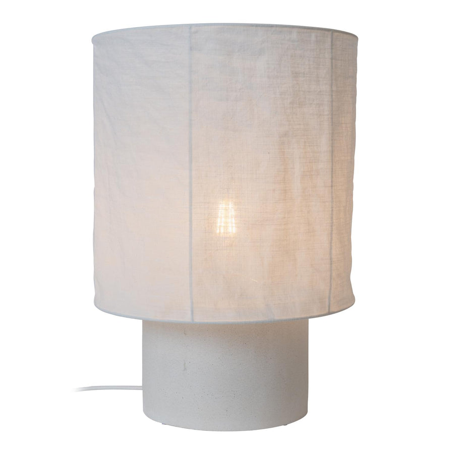 Lucide TISSAJA tafellamp Ø 30 cm, E27, wit