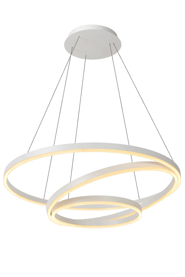 Lucide TRINITI dimbare LED-hanglamp Ø 80 cm, wit