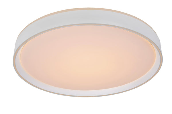 Lucide NURIA dimbare LED-plafondlamp met 3 dimstanden, Ø 50 cm, 36 W, wit