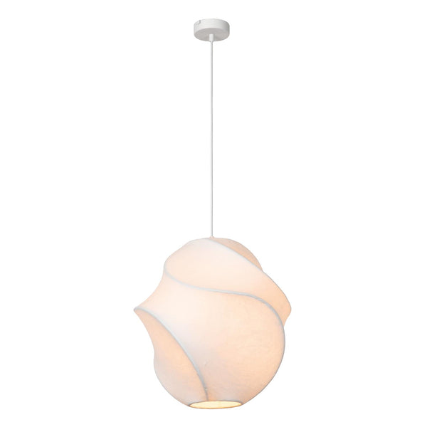 Lucide LA VAGUE hanglamp Ø 40 cm, E27, wit
