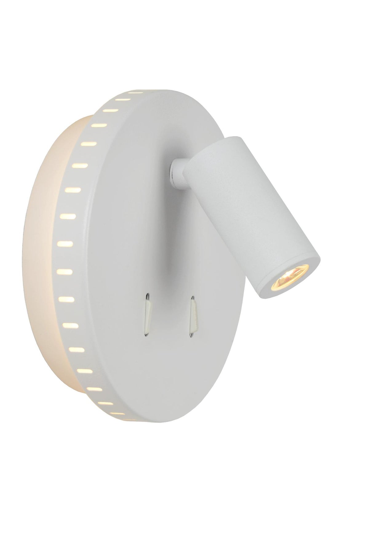 Lucide BENTJER LED-nachtlampje Ø 14 cm, wit