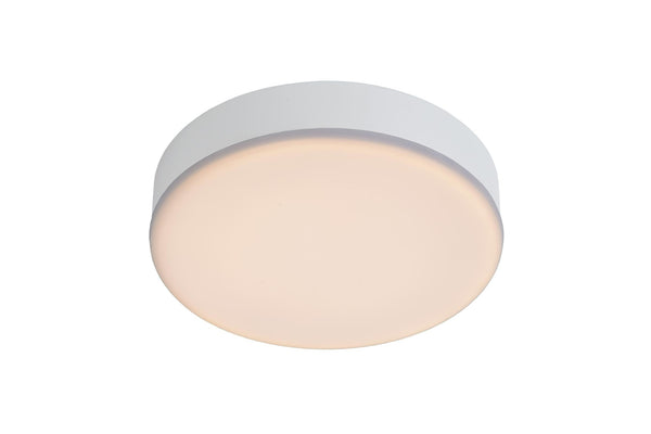 Lucide CERES-LED dimbare LED-plafondlamp voor de badkamer Ø 21,5 cm, 30 W, IP44, wit
