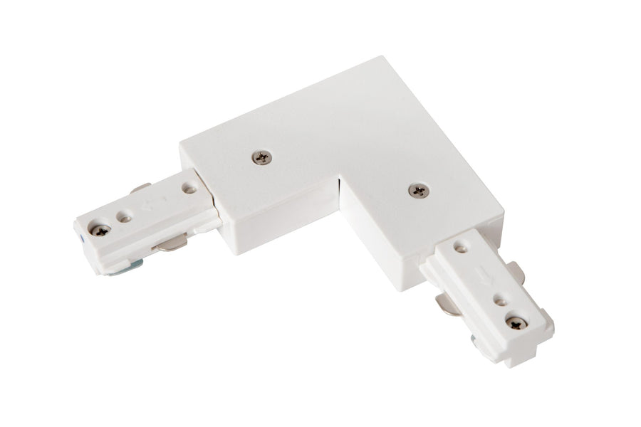 Lucide TRACK L-connector links, wit