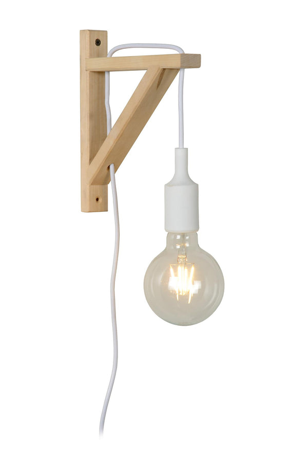 Lucide FIX wandlamp E27, wit