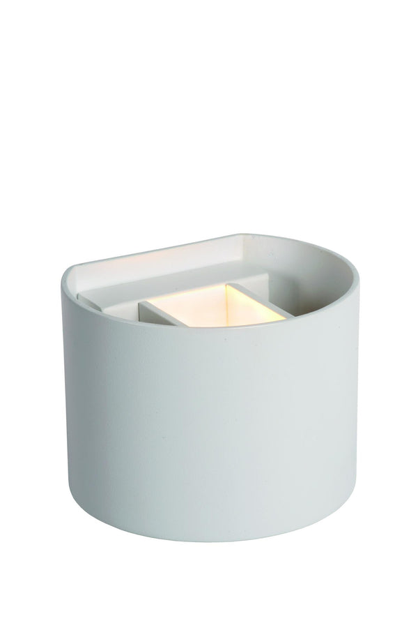Lucide AXI LED-wandspot voor de badkamer 2 × 3,5 W, IP54, wit
