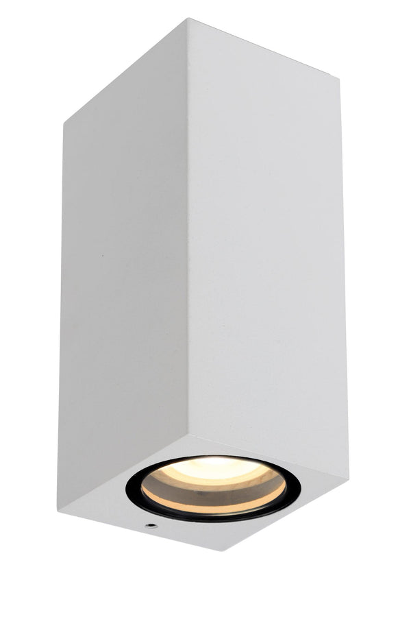 Lucide ZARO wandspot voor binnen en buiten 2 × GU10, IP65, wit