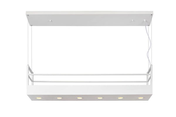 Lucide MIRAVELLE hanglamp 6 × GU10, wit
