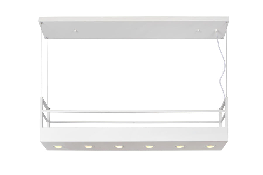 Lucide MIRAVELLE hanglamp 6 × GU10, wit