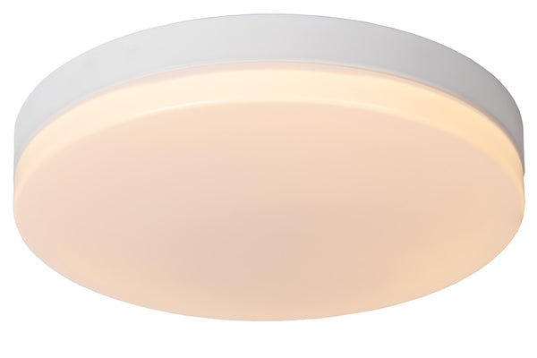 Lucide BISKIT LED-plafondlamp voor de badkamer met bewegingssensor Ø 40 cm, 36 W, IP44, wit
