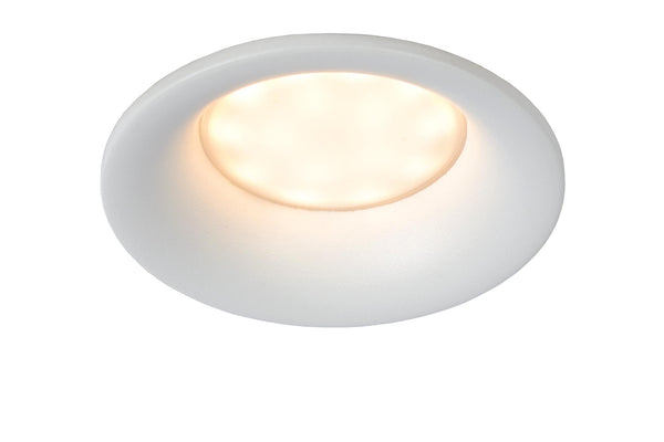 Lucide ZIVA inbouwspot voor de badkamer Ø 8,4 cm, GU10, IP44, wit