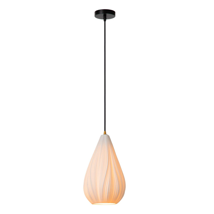 Lucide CINZIA hanglamp Ø 18,3 cm, E27, wit