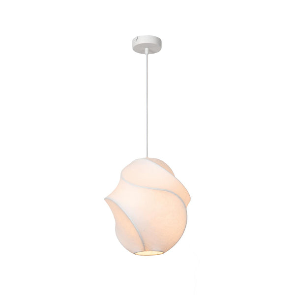 Lucide LA VAGUE hanglamp Ø 25 cm, E27, wit