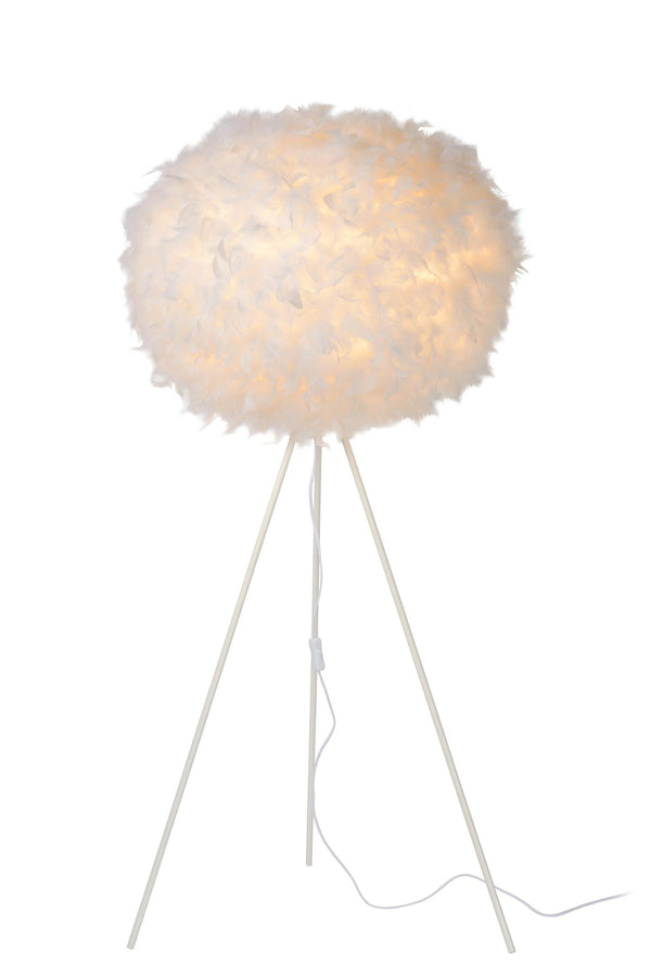 Lucide GOOSY SOFT vloerlamp Ø 50 cm, E27, wit