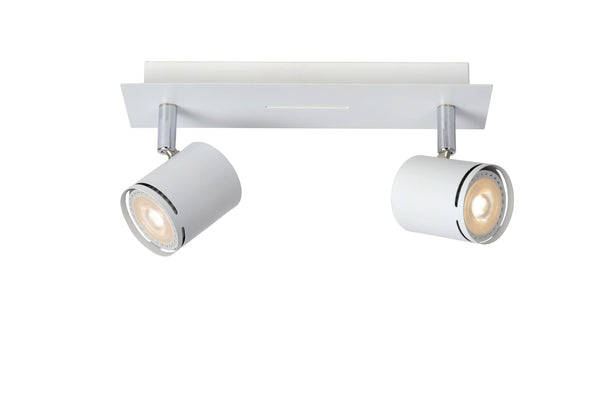 Lucide RILOU dimbare LED-plafondspot 2 × GU10, 2 × 5 W, wit