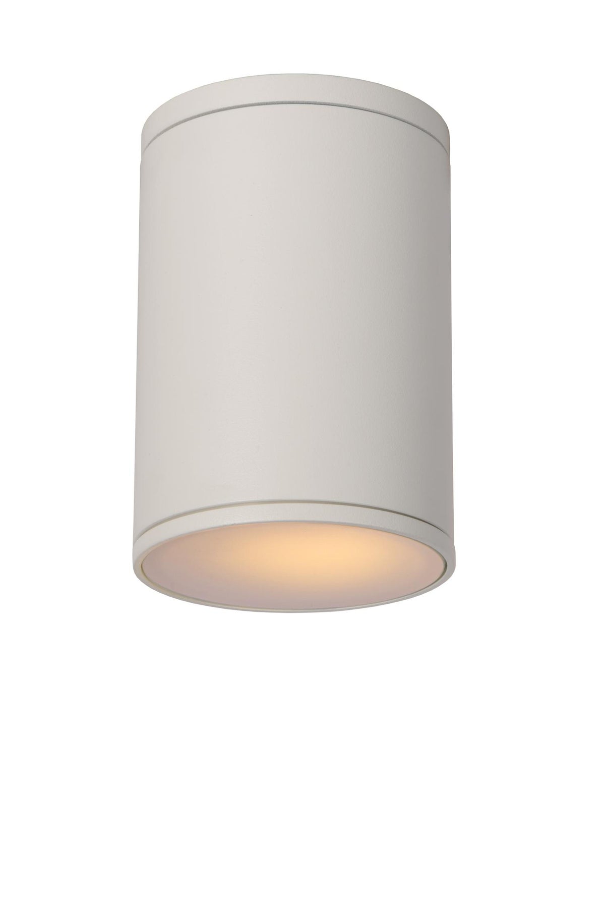 Lucide TUBIX plafondspot voor binnen en buiten Ø 10,8 cm, E27, IP54, wit
