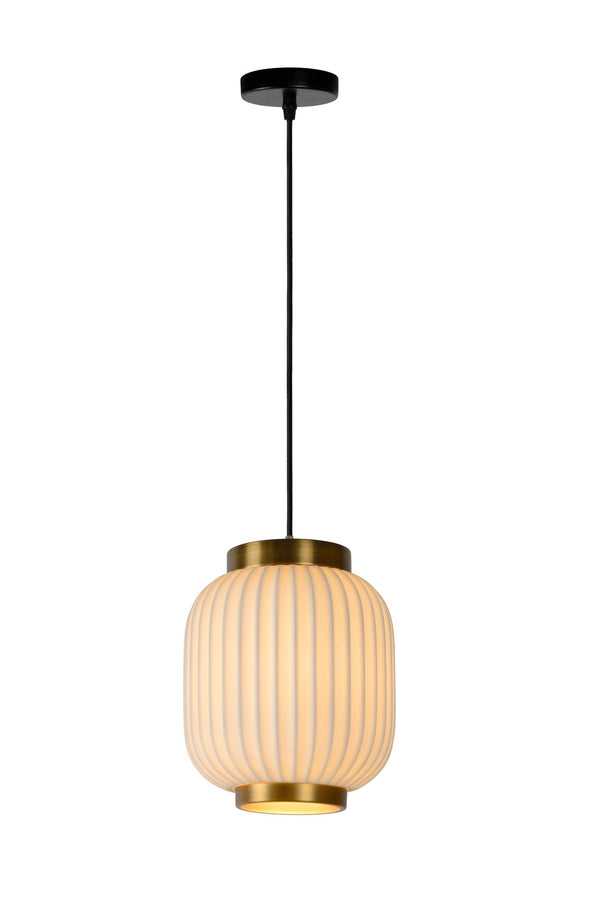 Lucide GOSSE hanglamp Ø 19,5 cm, E27, wit