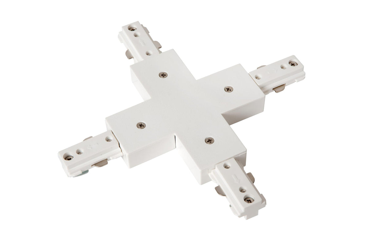 Lucide TRACK X-connector railconnector wit