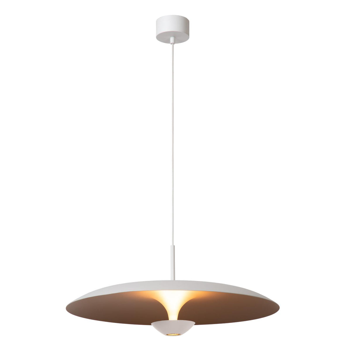 Lucide KENNETH dimbare LED-hanglamp Ø 60 cm, 16 W, wit