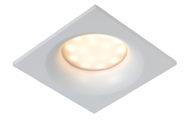 Lucide ZIVA inbouwspot voor de badkamer GU10, IP44, wit