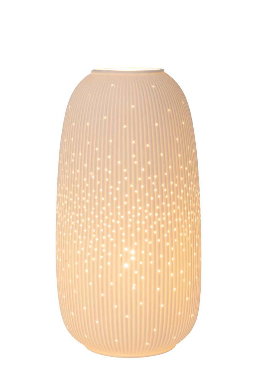 Lucide FLORES tafellamp Ø 17,5 cm, E14, wit