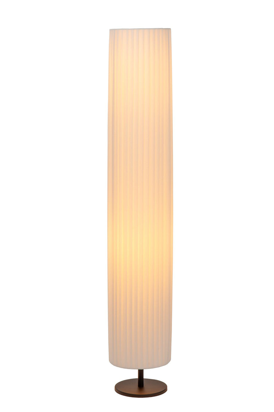 Lucide FOLD vloerlamp Ø 20 cm, 2 × E27, wit