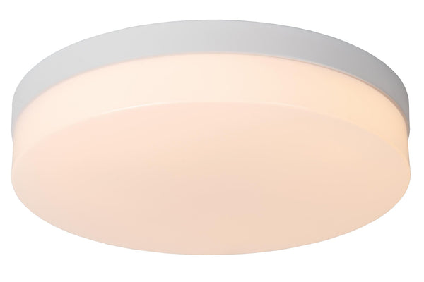 Lucide BISKIT LED-plafondlamp voor de badkamer met bewegingssensor Ø 34,5 cm, 24 W, IP44, wit