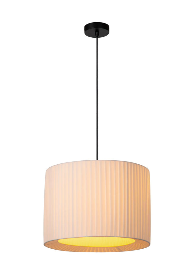 Lucide FOLD hanglamp Ø 40 cm, E27, wit