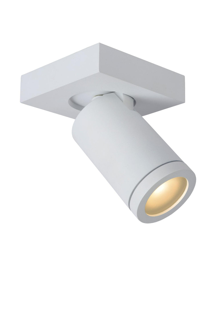 Lucide TAYLOR dimbare LED-plafondspot voor de badkamer GU10, 5 W, IP44, 2200–3000 K, wit