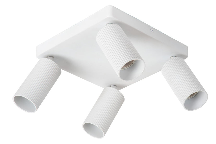 Lucide CLUBS plafondspot 4 × GU10, wit
