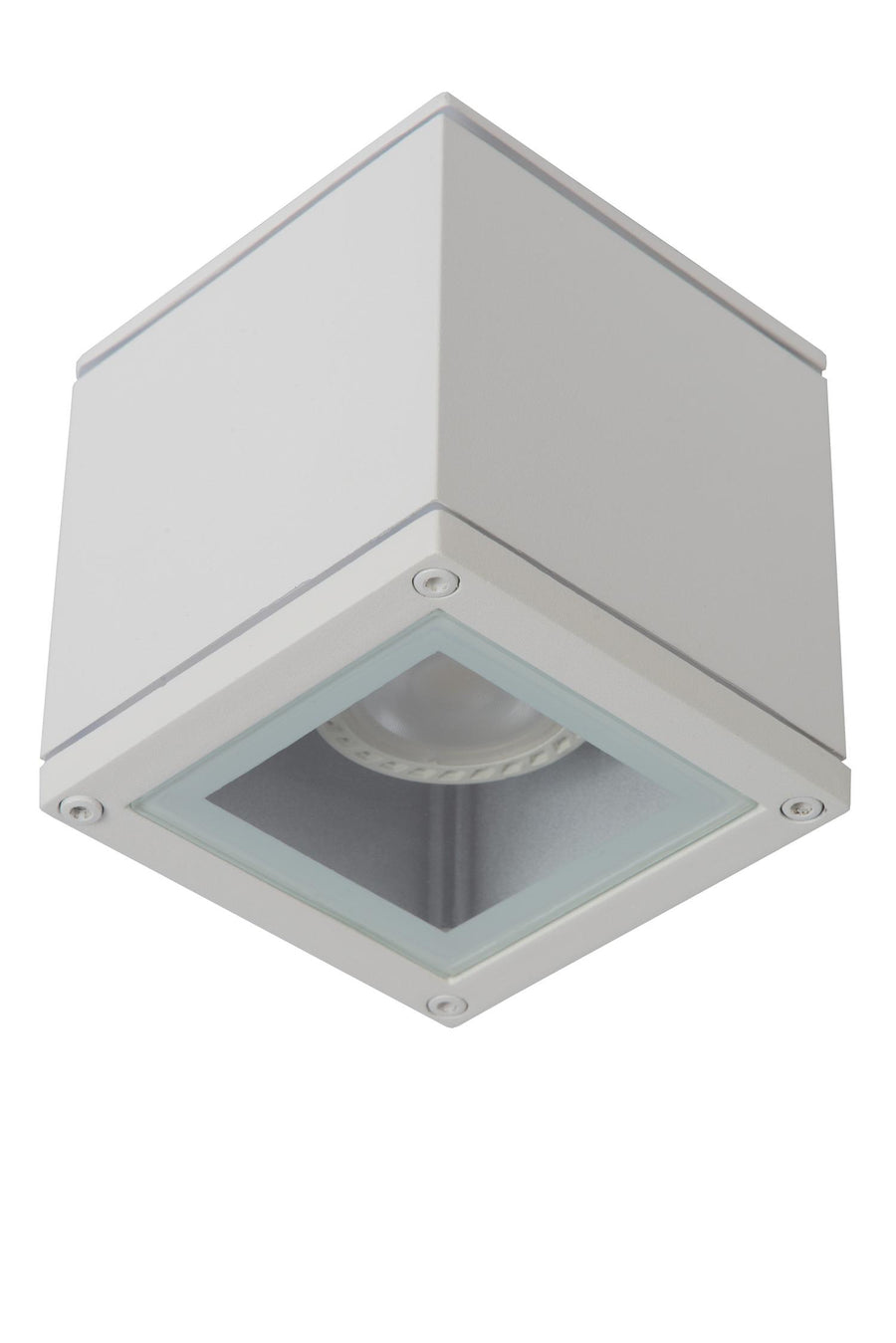 Lucide AVEN plafondspot voor de badkamer GU10, IP65, wit