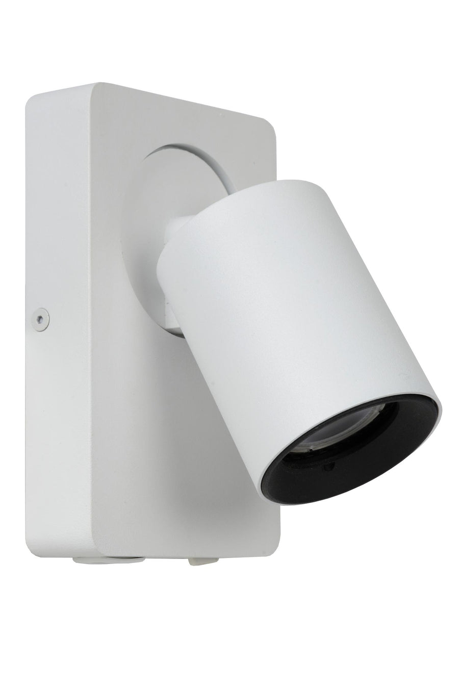 Lucide NIGEL LED-nachtlampje met USB-poort, GU10, 5 W, 2200–3000 K, wit