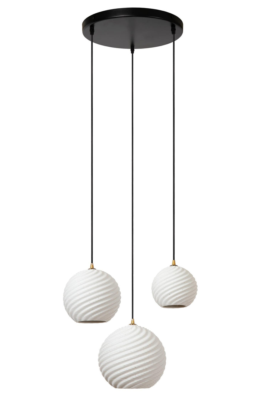 Lucide BINA hanglamp Ø 40 cm, 3 × E27, wit