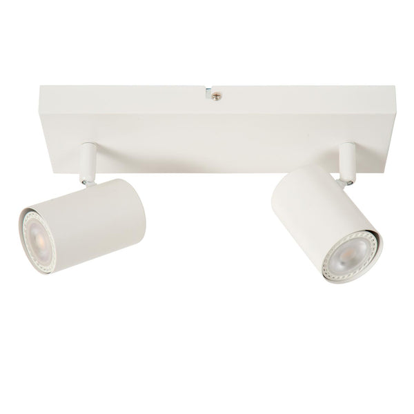 Lucide AMIGO plafondspot 2 × GU10, wit