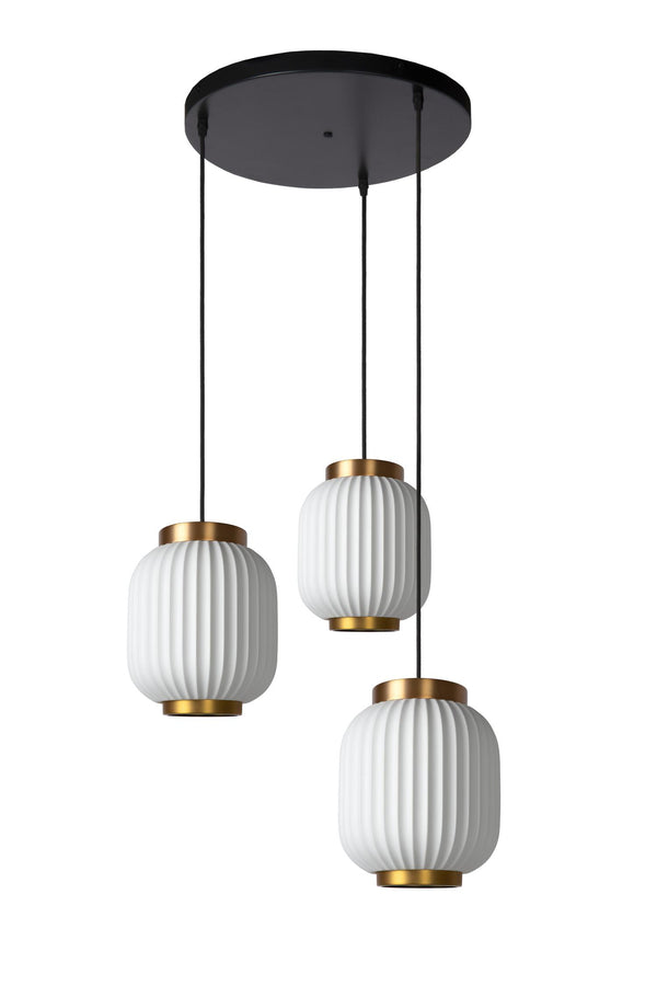 Lucide GOSSE hanglamp 3 × E27, wit