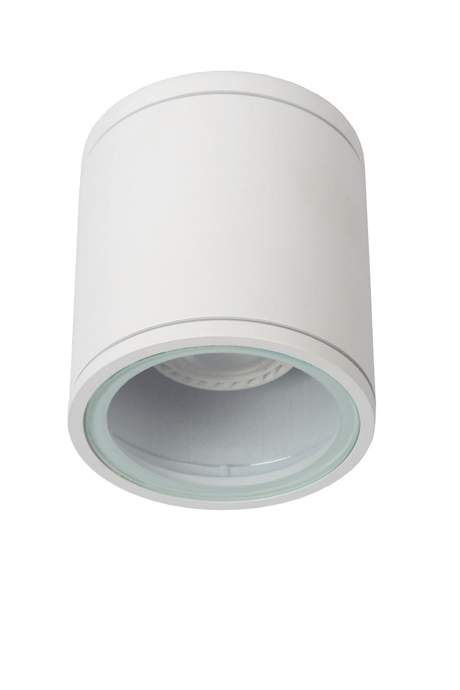 Lucide AVEN plafondspot voor de badkamer Ø 9 cm, GU10, IP65, wit